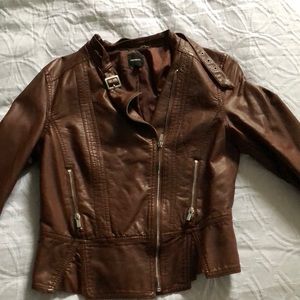 Faux Leather Jacket